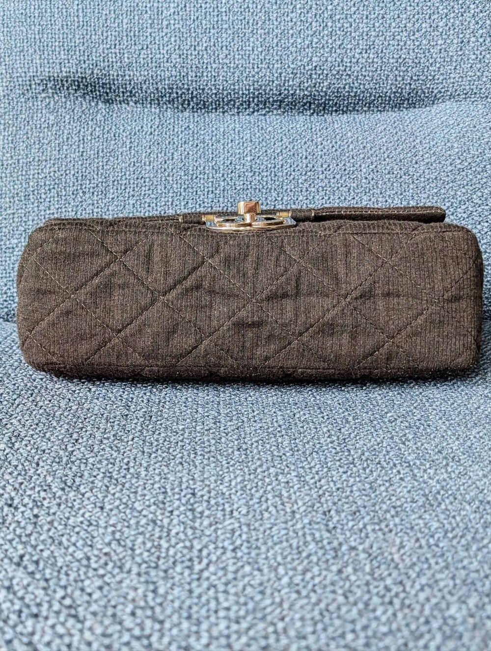 SOLD CHANEL Quilted Le Marais Single Flap in Black Fabric Silver Hardware - Picture 8 of 12